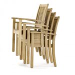 teak stacking chair, teak armchair. teak wood furniture. teak outdoor furniture. garden furniture indonesia
