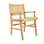 teak dining chair. teak wood furniture. indoor furniture indonesia. teak rattan chair