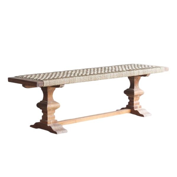 Rattan Teak Bench. teak wood furniture. wholesale indonesia furniture. teak indoor furniture. teak outdoor furniture