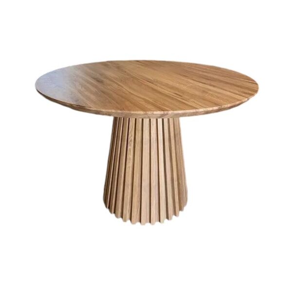 teak dining table. teak wood furniture. indoor furniture. custom design furniture. hotel furniture. vila furniture. wholesale furniture indonesia. round teak dining table