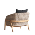 Aqua Teak Lounge Chair - Image 2