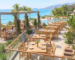 Hospitality furniture supplier premium teak and rope dining set indoor restaurant